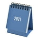 thumbnail image 1 of Seitruly Calendario de escritorio 2021, en inglés, calendario mensual anual, organizador de Agenda Cuadernos de escritura y cuadernos de bocetos azul, 1 of 1