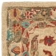 thumbnail image 2 of SAFAVIEH Anatolia Veronica Traditional Wool Area Rug, Beige/Green, 2' x 3', 2 of 4