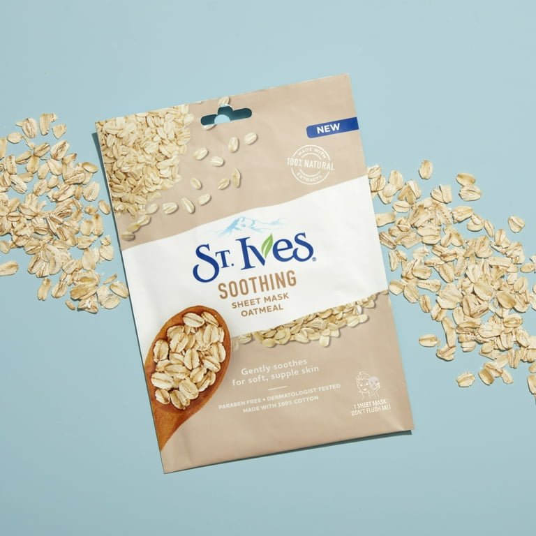 St. Ives Skin Care Sheet Mask Sooth Oatmeal 1 ct Walmart