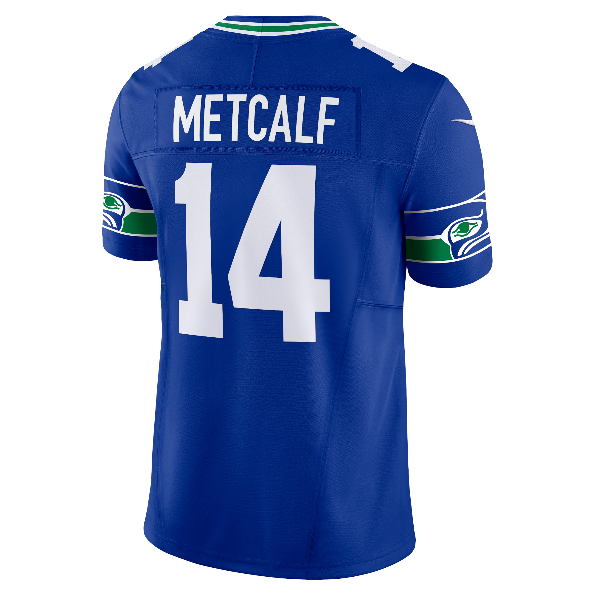 DK Metcalf Seattle Seahawks Autographed White Nike Limited Jersey