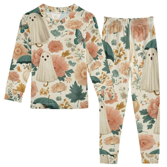 Boys Pajamas Girls Pajama Umbrella Ghost Cute Comfortable Cotton Two-piece Pajama Set