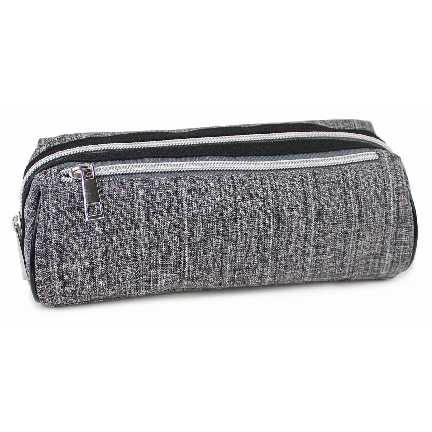 Pen + Gear Textured Pencil Pouch in Grey with White and Black Pattern