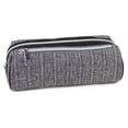 thumbnail image 1 of Pen + Gear Textured Pencil Pouch in Grey with White and Black Pattern, 1 of 6