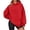 oversized hooded pullover - Red, variant on uvwlwu Womens Cargo Sleeve Pocket Oversized Hoodie Long Sleeve Kangaroo Pocket Soft Street Cargo Fall Winter Casual Pullover Sweatshirt,L