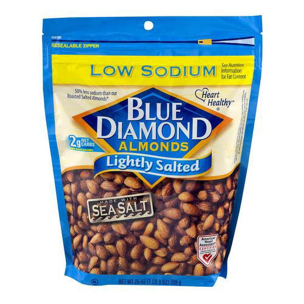 Blue Diamond Lightly Salted Almonds (Pack of 6)