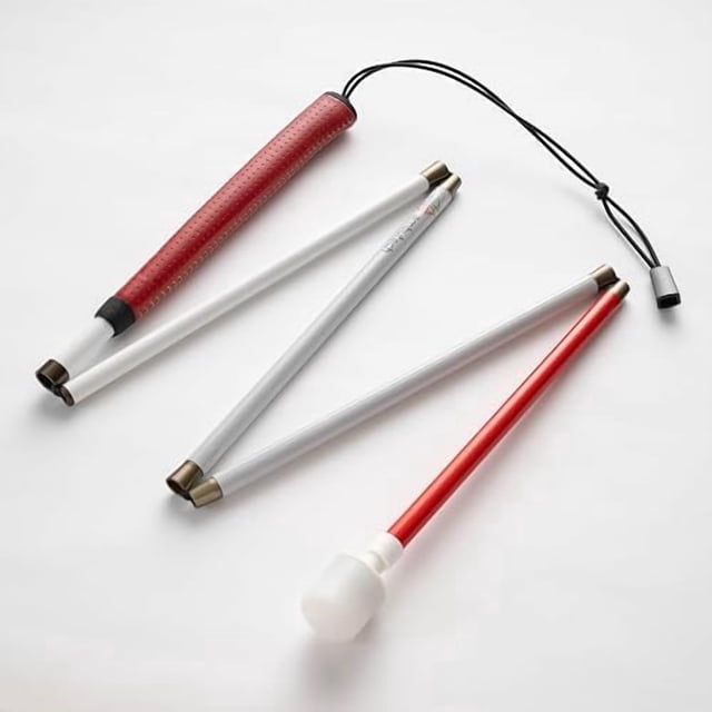Bastón Ambutech NO-JAB®, la mejor vara de grafito de Ambutech con punta rodante tipo malvavisco. “No más golpes fuertes en el cuerpo” (Patente 10,898,406 B2) (60)