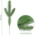 thumbnail image 5 of Vorkoi 20PCS Artificial Pine Needles Branches Greenery Plant Pine Christmas Floral Picks Fake Christmas Greenery for Xmas Winter Wreath Garland Home Wedding Indoor Outdoor Decor, 5 of 5