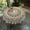 Beige, variant on Rustic Handmade Crochet Cotton Round Tablecloth, Doily for Coffee Table Round Table, Hollow Out Lace Tablecloth for Kitchen Dining Room Decoration Crochet Doily