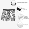 thumbnail image 6 of Bingfone Hand Drawn Snake Men's Underwear - Casual Stretch Boxer Briefs-XX-Large, 6 of 7