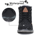 thumbnail image 3 of Mishansha Boys Girls Winter Waterproof Faux Fur Hiker Boots, Sizes 1-13, 3 of 6