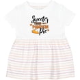 thumbnail image 3 of Inktastic Thanksgiving Sweeter Than Pumpkin Pie Girls Baby Dress, 3 of 5