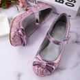 thumbnail image 7 of Kushyshoo Pink Girls Dress Shoes Mary Jane 1.5in Low Heel Pumps Wedding Party Princess 2M, 7 of 7