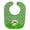 Cream, variant on Pekingnese Black Shamrocks Baby Bib
