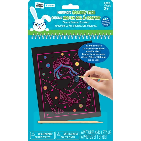 Mello Smello 6CT Mermaid Rainbow Etch Pictures