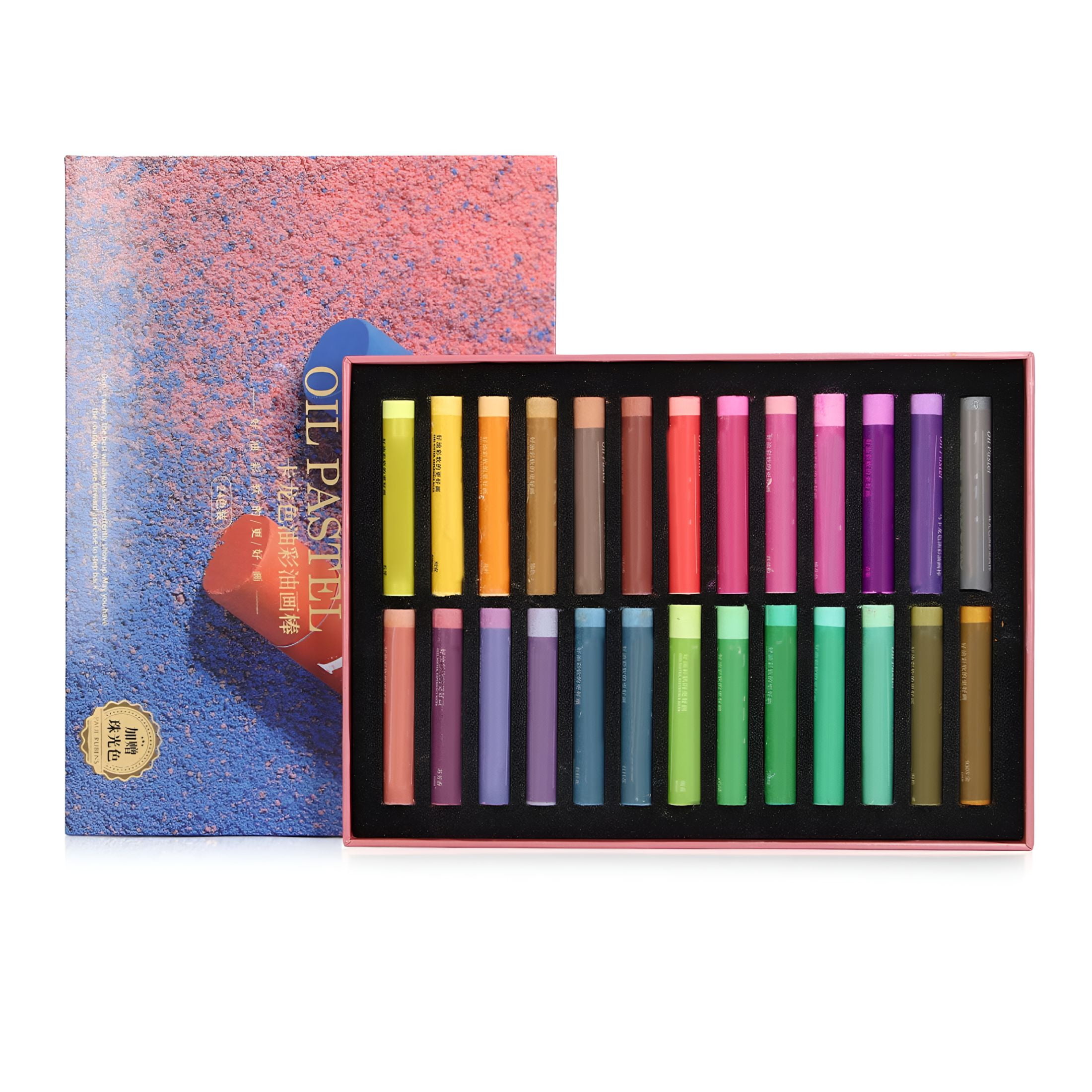 CCOCC 2026 New Oil Pastels 26 Colors Strong Adhesion Exquisite Oil Pastels Painting Set Art Supplies with Pearlescent Colors for Painting,Art,Sketching,Diy,Crafts
