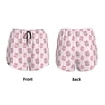 thumbnail image 3 of Balery Pink Disco Ball Pantalones cortos deportivos para mujer con forro y dos bolsillos, elásticos, para entrenamiento, gimnasio, yoga-XX-Large, 3 of 7