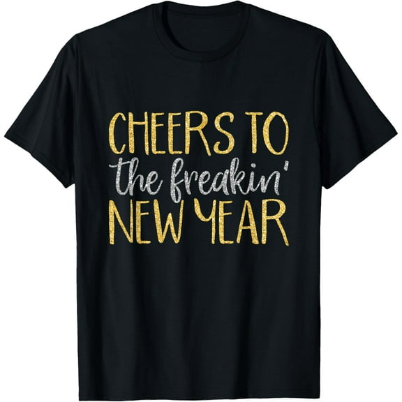 New Years Eve Shirt for Women Men Funny Happy New Year Party T-Shirt