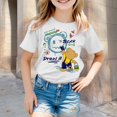 thumbnail image 2 of TZEWGL T-Shirts For Girl Cartoon Bear Print Round Neck Loose Short Sleeve Clothes For Baby size 8-9T, 2 of 4
