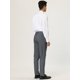 thumbnail image 5 of Lars Amadeus Pantalones pitillo pahombre Pantalones de vestir de lápiz con frente plano de color sólido Gris oscuro XL, 5 of 6