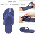 thumbnail image 4 of LAVA Travel Flip Flops for Women Men Portable Detachable Folding Sandals Non Slip Pool Bathroom Flat Slides Shoes Water Beach Slippers, 4 of 10