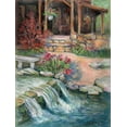thumbnail image 2 of Williams, Todd 15x18 Black Ornate Wood Framed with Double Matting Museum Art Print Titled - Cox Springs Garden, 2 of 4