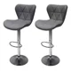 thumbnail image 4 of Bancos Altos Para Barra Negro Par Vinil Base Cromo Ajustable, 4 of 5