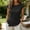 Black, variant on Blouses for Women Dressy Casual Sleeveless Top Soft Ruched Asymmetrical T Shirt for Women Summer Blouses for Women Slim Fit Tank Top Women's T Shirts Blackish Green S Summer Sales Under $5