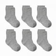 thumbnail image 2 of HCNTES Toddlers Kids Non Slip Socks Kids Crew Socks Children Girls Boys Soft Socks Spring Summer(L01-I,1-3 Years), 2 of 4