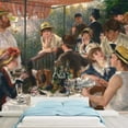 thumbnail image 3 of wall26 - Luncheon of The Boating Party by Pierre Auguste Renoir - French Impressionist - Peel and Stick Large Wall Mural, Removable Wallpaper, Home Decor - 100x144 inches, 3 of 6