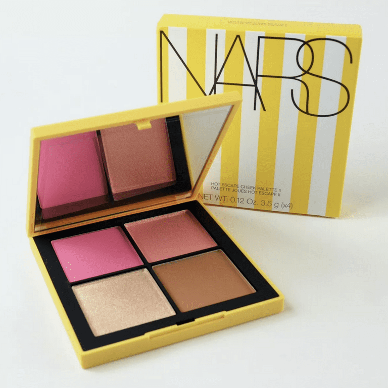 チーク NARS HOT ESCAPE CHEEK PALETTE II NARS Medium Cheek Palette II, Matte and Shimmer Blush, Bronzing