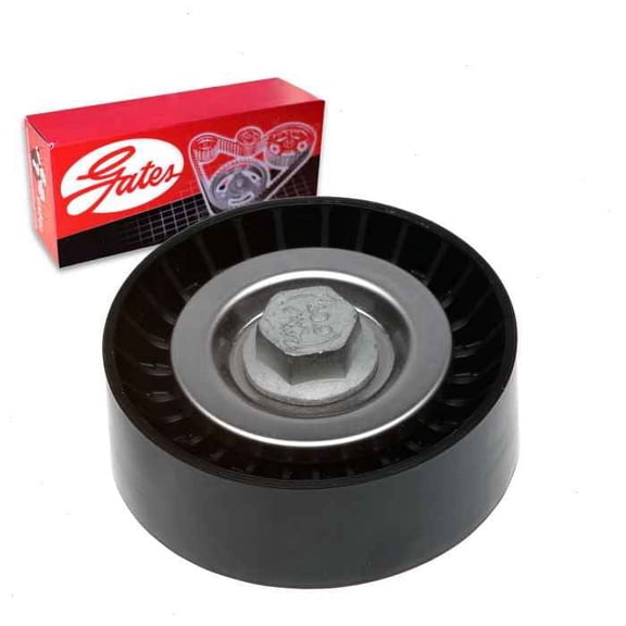 Gates Lower DriveAlign Drive Belt Idler Pulley compatible with Jeep Compass 2.0L 2.4L L4 2007-2017