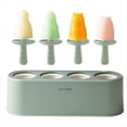 thumbnail image 2 of Juego de Moldes para Paletas Caseras, Juego de 4 Piezas para Hacer Paletas de Silicona Caseras, Moldes Reutilizables para Cocina DIY, Azul Oscuro, 2 of 5