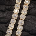 thumbnail image 4 of 14K Gold Over S925 Extravagant Iced Out 8mm Moissanite Cuban Link Chain, Statement Hip-Hop Cuban Necklace for a Bold Style Statement,Dad Gifts, 4 of 8