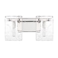 thumbnail image 2 of Genry 2-Light Bathroom Vanity Light in Polished Nickel, 2 of 5