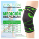 thumbnail image 2 of Par Rodilleras Bloosom  Elásticas Deportivas Compresion Para Gym Verde L, 2 of 4