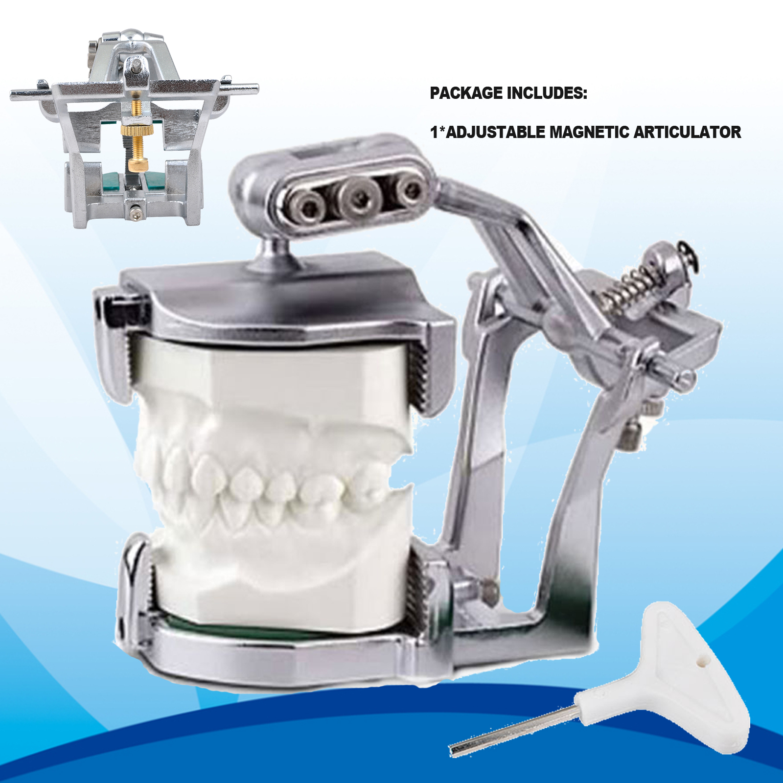 Dental Magnetic Articulator Adjustable Dental Lab Equipment For Dentist