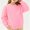 Pink, variant on DAETIROS Girls Cotton Sweatshirts Soft Long Sleeve Pullover Fall Winter Tops for Kids Crew Neck Casual Shirts
