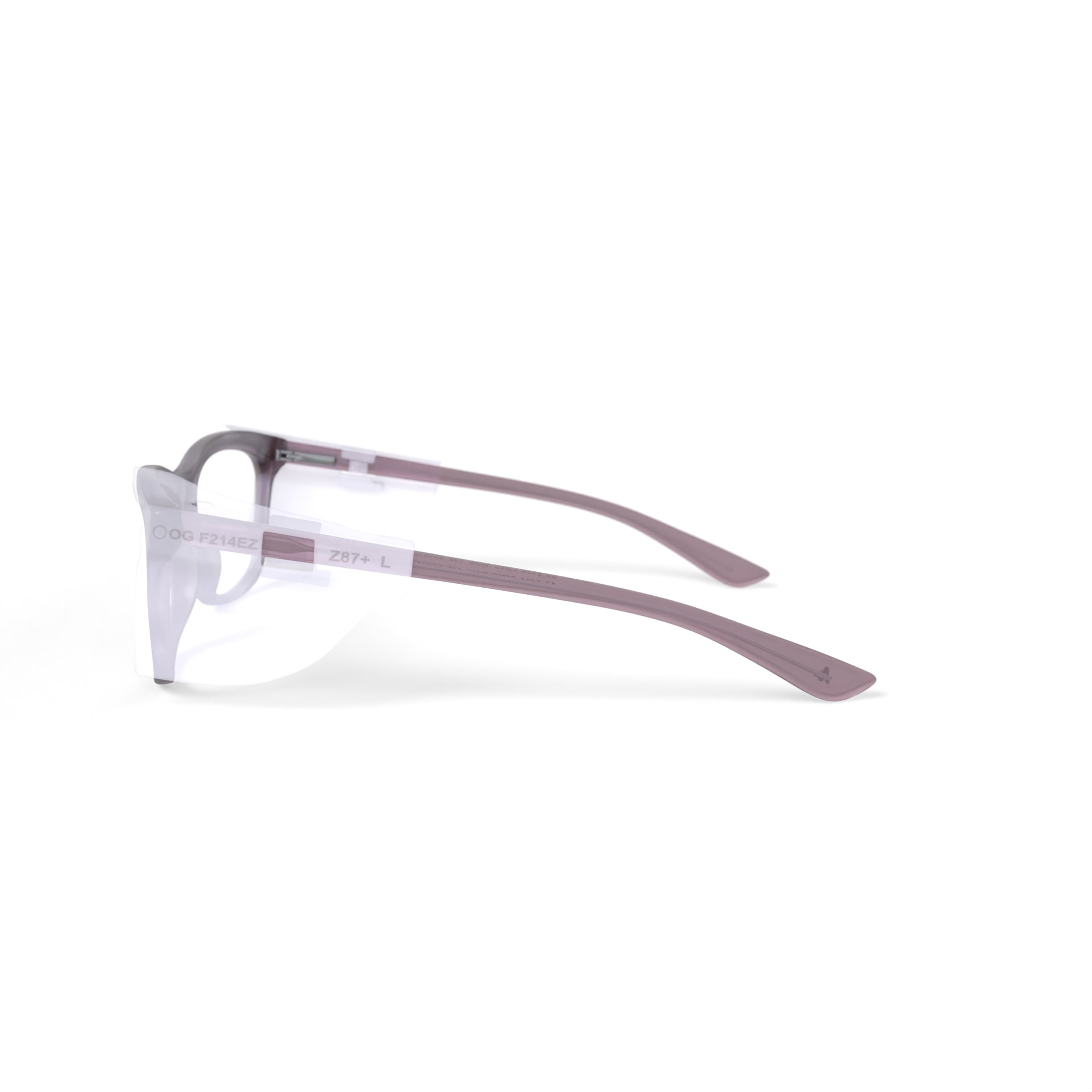 Hilco Vision A2 F214 Prescription Safety Glasses, Crystal Pink, OSHA Compliant ANSI Z87.1