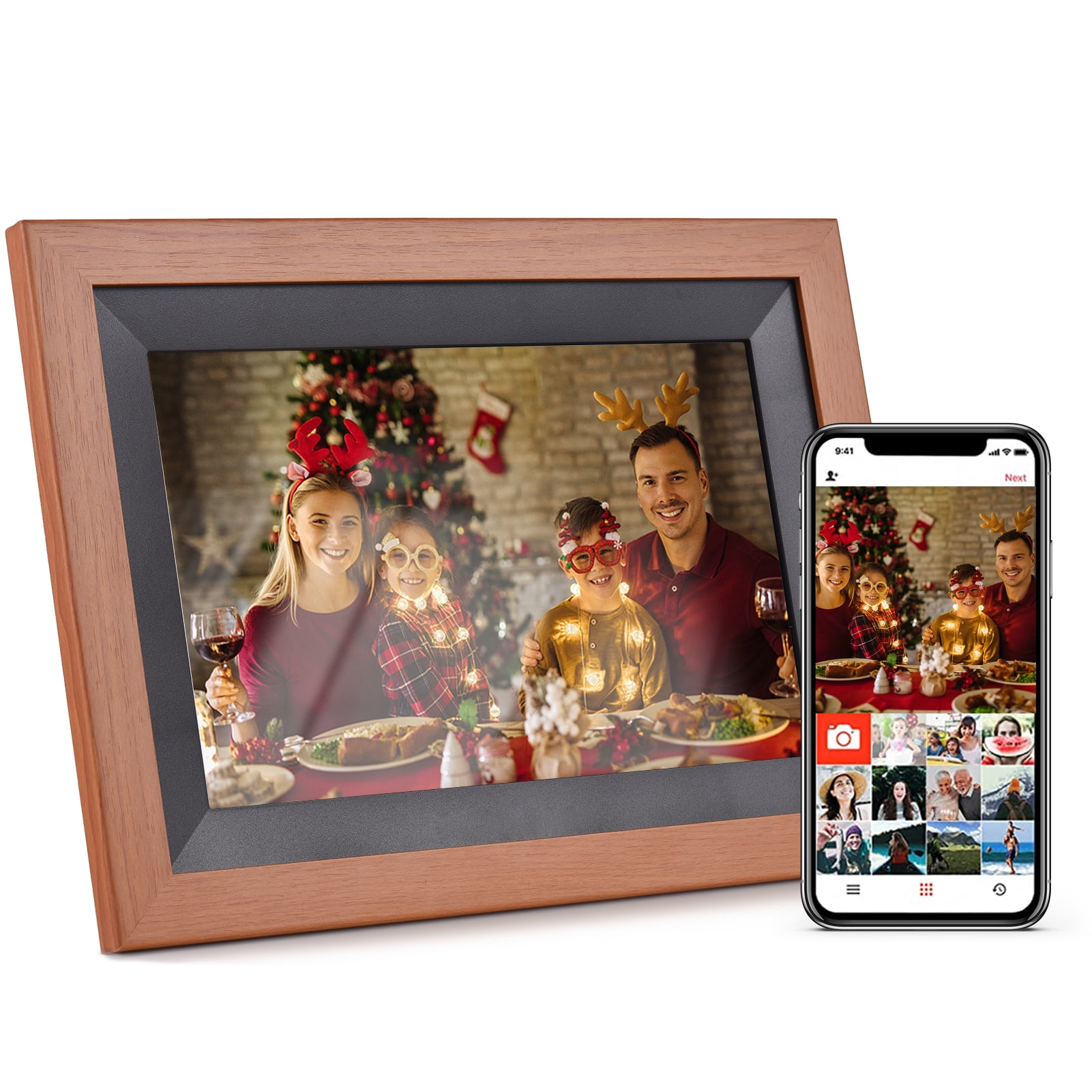Andoer 10.1 Inch WiFi Digital Photo Frame Cloud Digital Picture Frame