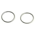 thumbnail image 2 of Silver Hoop Earrings 5mm 22 Gauge 1 Pair Sterling Silver Cartilage Nose Septum Helix Tragus Ear Piercing Jewelry Women, 2 of 11