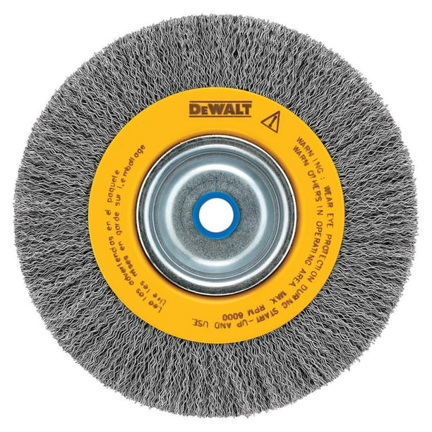 DEWALT Wire Wheel for Bench Grinder Crimped 6 Inch DW4905