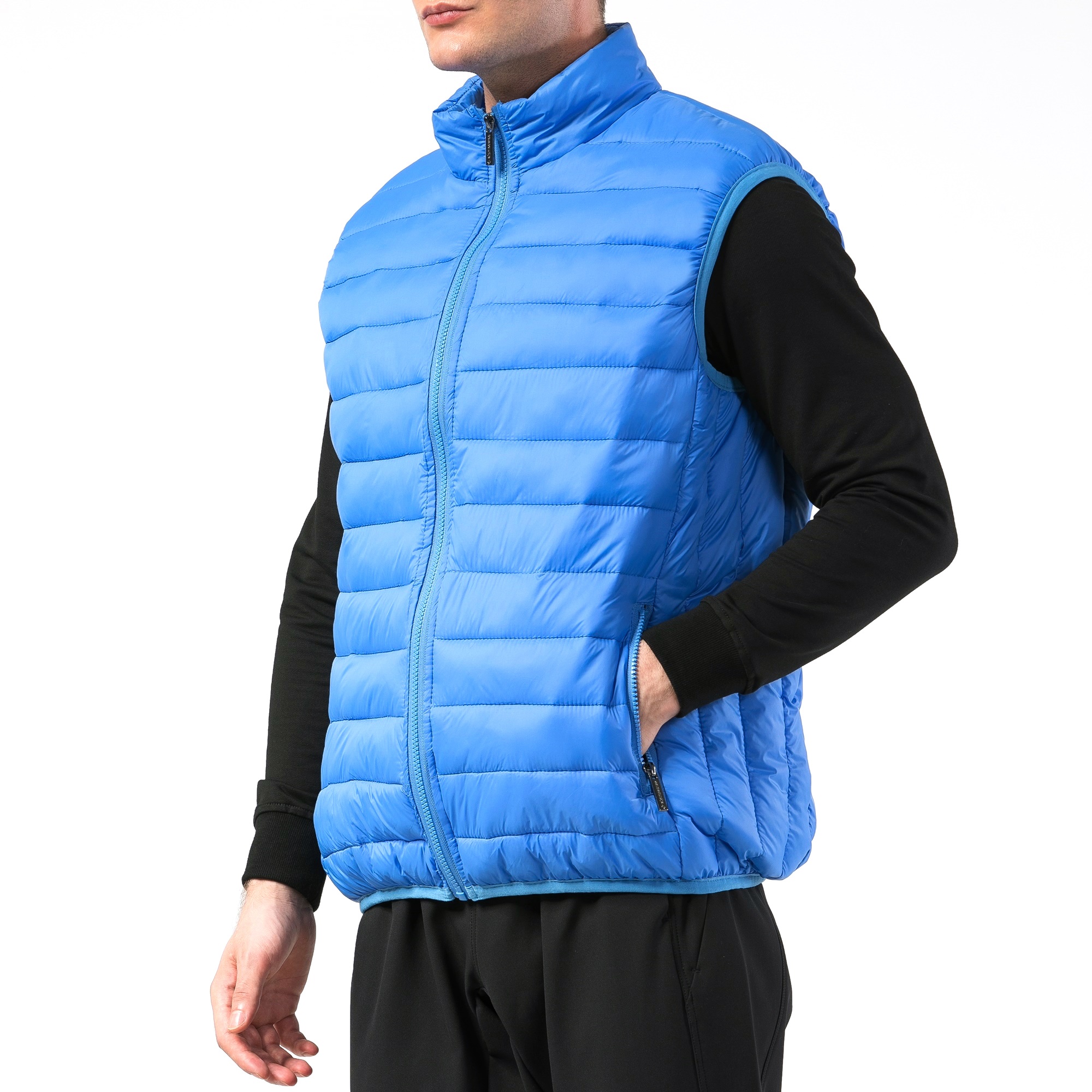 Alpine Swiss Mens Down Alternative Vest Jacket Lightweight Packable Puffer Vest - image 5 of 8