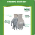 thumbnail image 6 of (5 pack) Expert Gardener Gray Nitrile Sustainable Gloves Large, 6 of 10