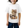 thumbnail image 3 of HANMUN Boys and Girls Tough Fashionable One Side Hot T-Shirts and Short Sleeves, Size XS-XL Made in USA, 3 of 4