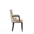 thumbnail image 2 of Manhattan Comfort Shubert 19.75" Faux Leather Dining Chair in Tan (Set of 6), 2 of 5