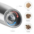 thumbnail image 3 of Gravity Electric Salt and Pepper Grinder Set – Battery Powered, Adjustable Coarseness, LED Light, One-Hand Operated, Large Capacity, 3 of 8