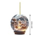 thumbnail image 3 of Adorno de muñeco de nieve | Colgante de bola de cristal acrílico con diseño de copo de nieve para decoración de árbol de Navidad, decoración colgante para el hogar, la oficina o el coche, 3 of 6