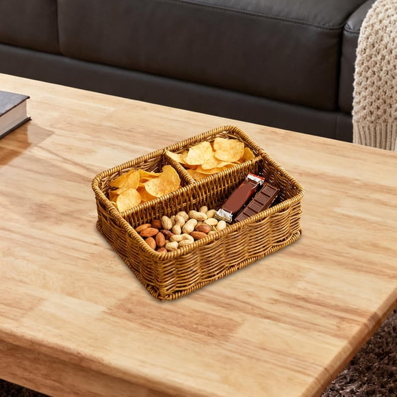 twisto Storage Basket, Fruit Basket, Decorative Multi-purpose Storage Box, Organizer for Countertop, Bedroom, Side Table, Office Shelf