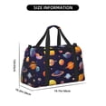 thumbnail image 3 of Bingfone Space Planet Print Travel Duffel Tote Bag,Waterproof Shoulder Weekender Bag For Women and Men Swim Sports Travel Gym Bag，Foldable and expandable bag Lightweight, 3 of 7