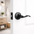 thumbnail image 4 of Design House Stratford 6-Way Universal Privacy Bed and Bath Door Lever, Matte Black, 4 of 9